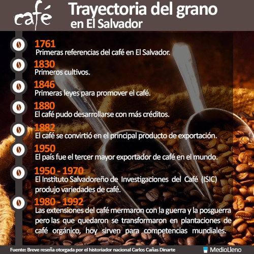 Trayectoria del grano del café en El Salvador